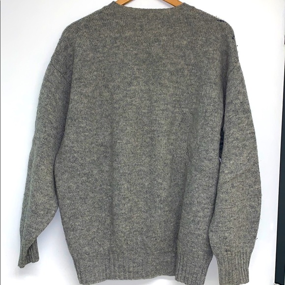 LES COPAINS SPORTSWEAR WOOL SWEATER IN GRAY - Picture 6 of 7